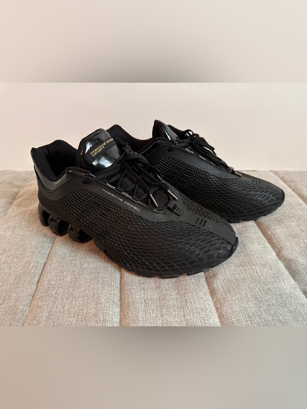Adidas x Porsche Design Men’s Run Bounce S2 Sneaker Sz 10 Black 2009 Rare
